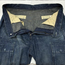 Neighborhood Straight Denim Washed Cargo C-St 201Xbnh-Ptm04S L Used 50154306