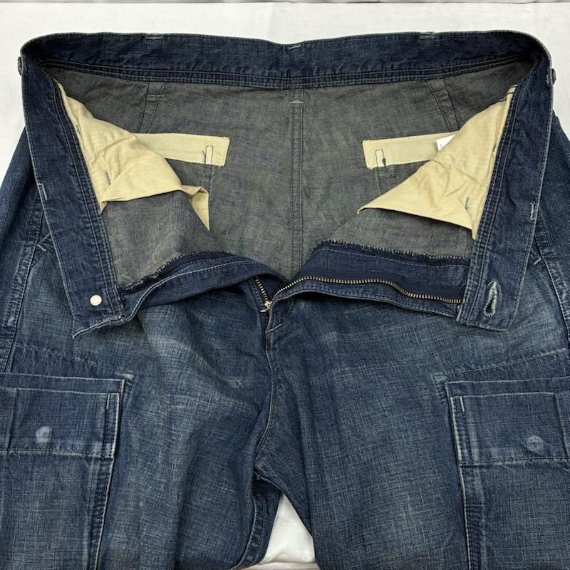 Neighborhood Straight Denim Washed Cargo C-St 201Xbnh-Ptm04S L Used 50154306