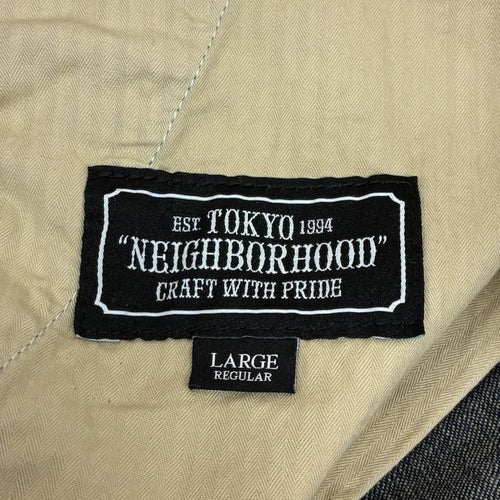 Neighborhood Straight Denim Washed Cargo C-St 201Xbnh-Ptm04S L Used 50154306