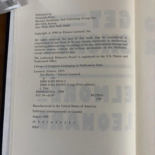 Foreign-Language Books Get Shorty By Elmore Leonard