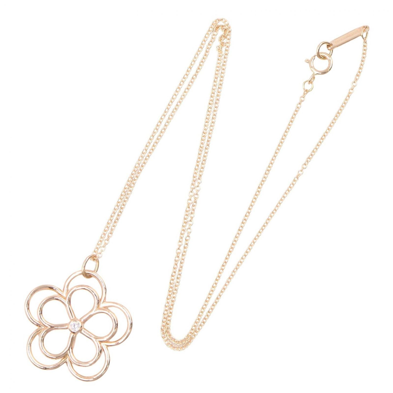 Tiffany Necklace Co 1Pd 41 K18Pg