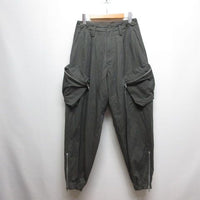 Y'S Work Pants Cargo 25Aw C/Ny Gabardine Zip Pocket 1 Yp-P04-020