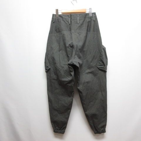 Y'S Work Pants Cargo 25Aw C/Ny Gabardine Zip Pocket 1 Yp-P04-020