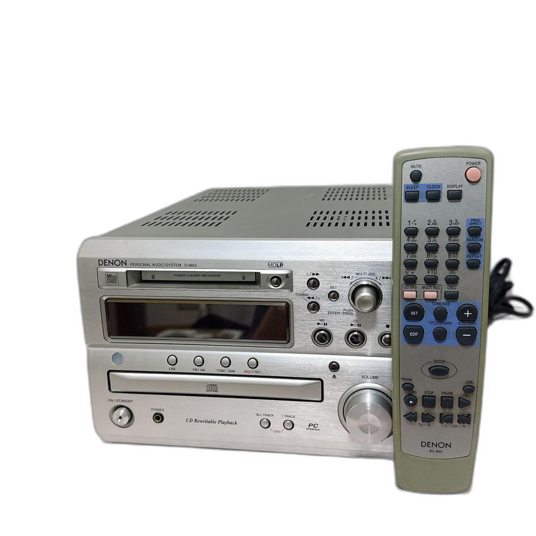 Denon Cd Md Cassette Deck 2690 D-Ma3 Cd/Md/Tuner