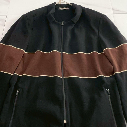 Issey Miyake Blouson Jackets Men Knit Jacket Brush Tag