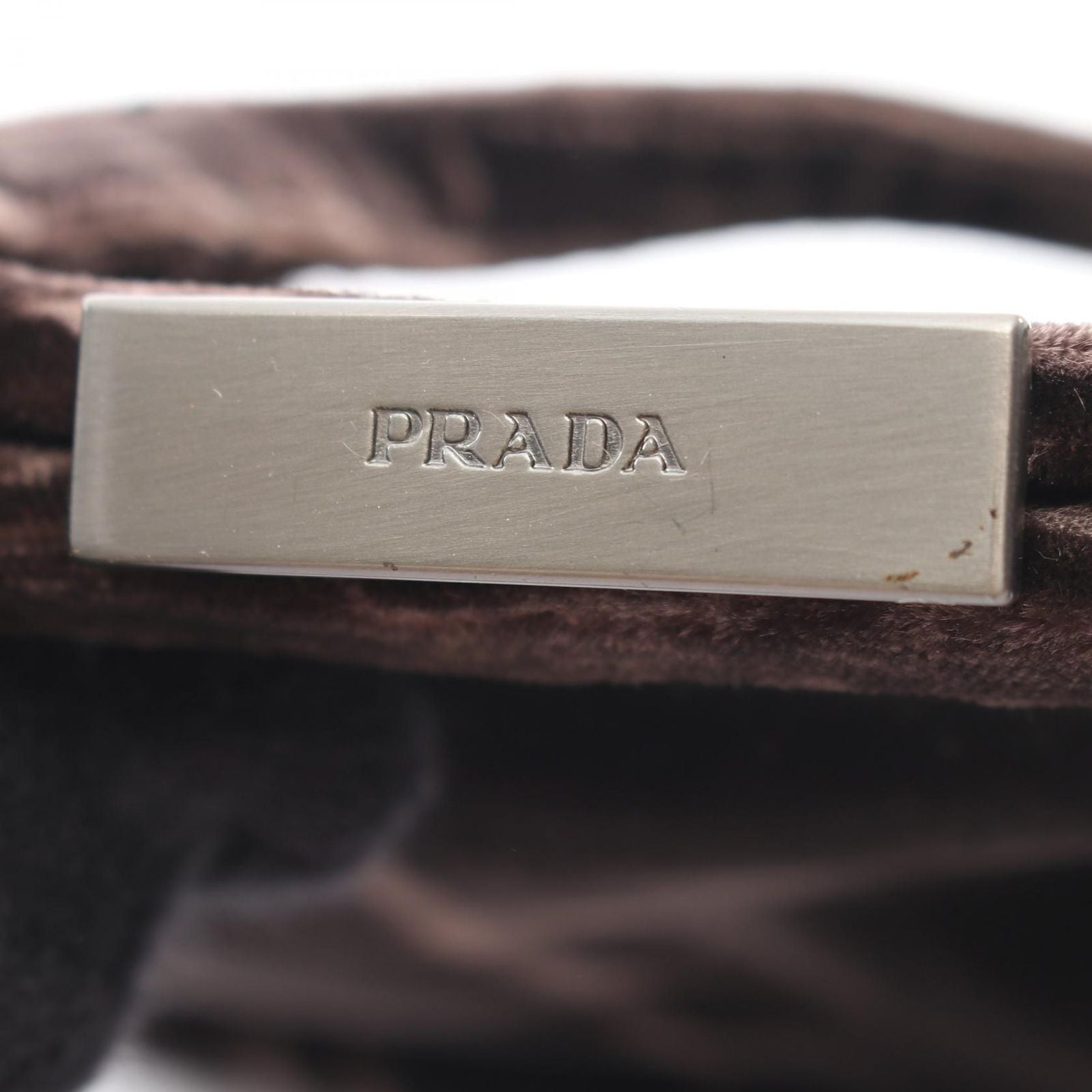 Prada Handbag Velluto Fibbie B7645 Used B