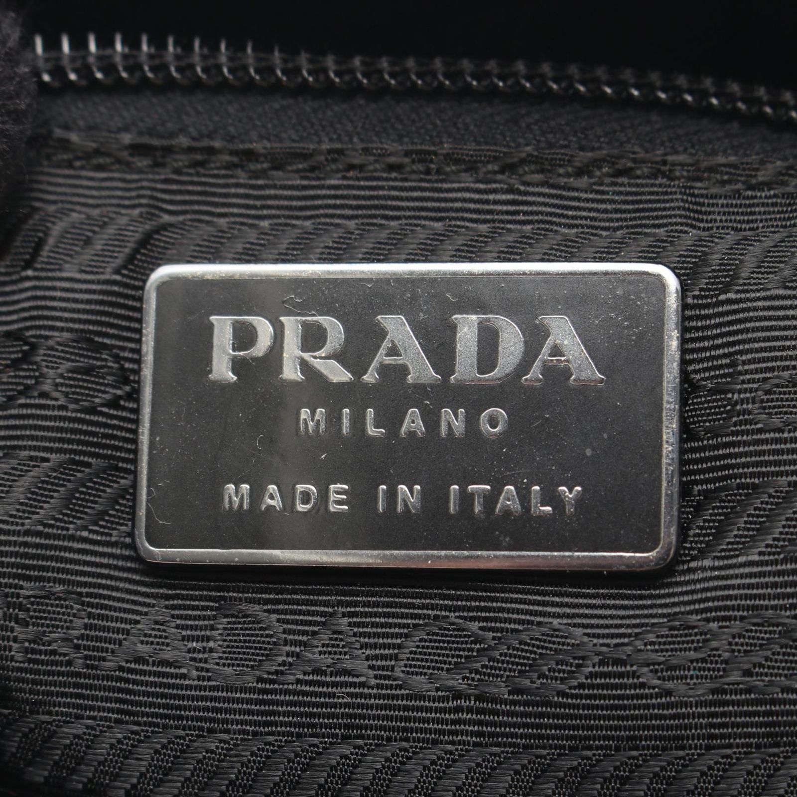 Prada Handbag Velluto Fibbie B7645 Used B