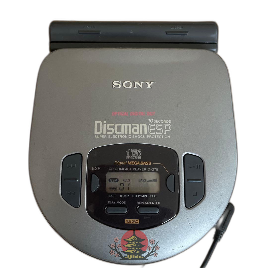 Sony Portable Cd Player Discman D-275