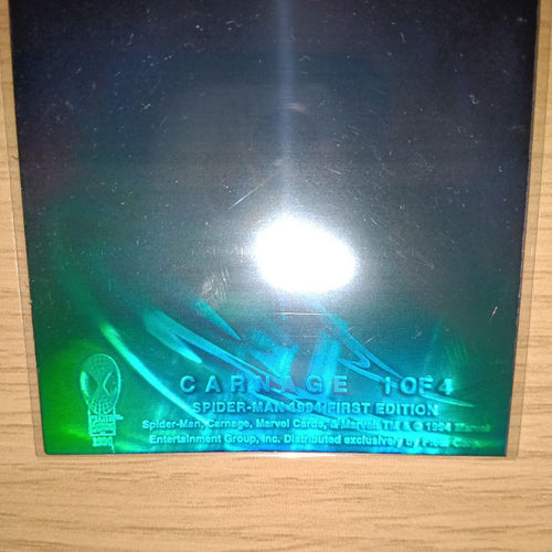 Marvel 1994 Fleer Hologram Card Carnage
