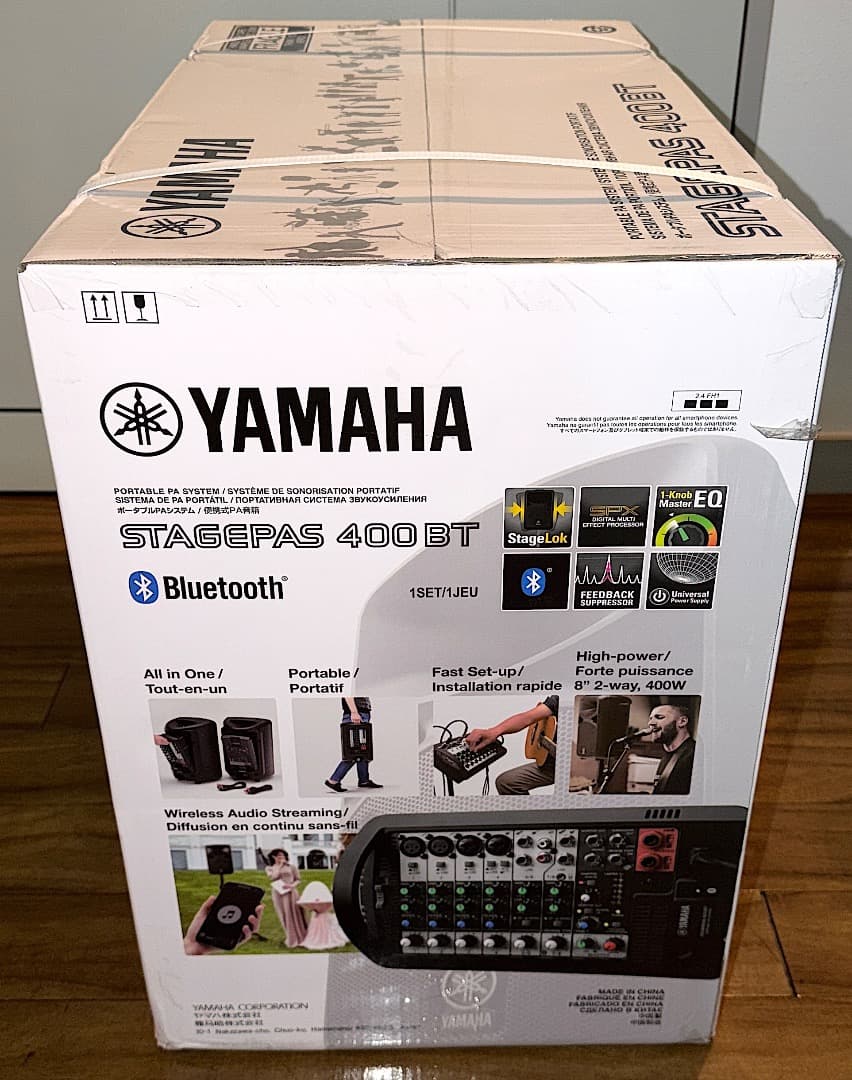 Yamaha Portable Pa Systems Stagepas 400Bt