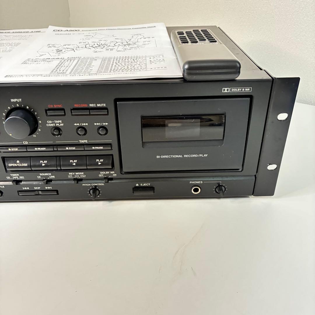 Cd Md Cassette Deck Tascam Cd-A500