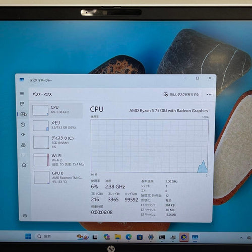 Windows Notebook Body Hp Probook 455 G10 Amd Ryzen 5 7530U 16G