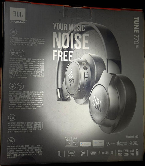 Jbl Wireless Headphones Tune 770Nc
