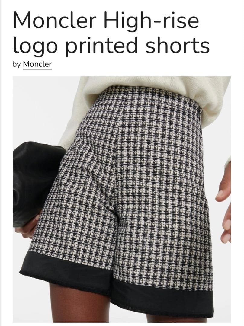 Moncler Culottes 2023