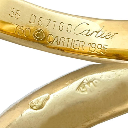 Cartier Ring 750 K18 Yg 56