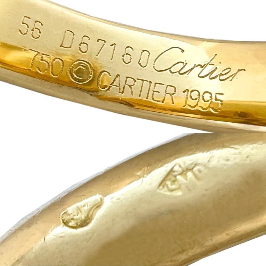 Cartier Ring 750 K18 Yg 56