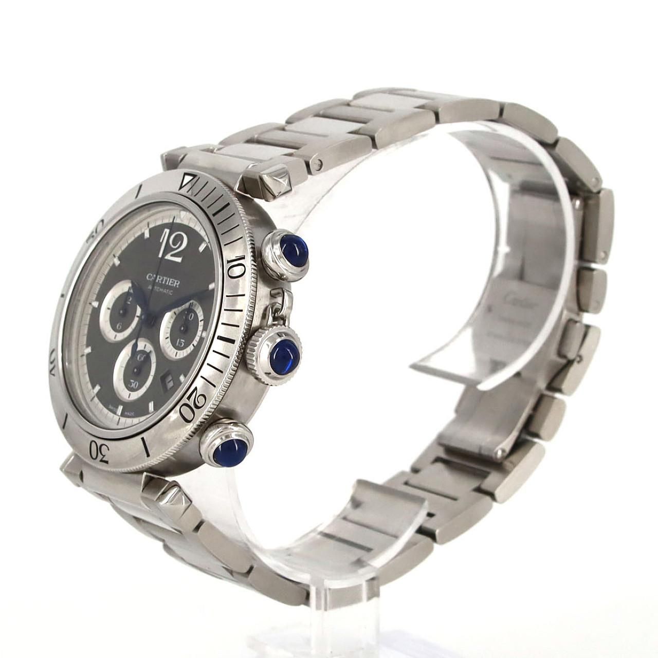 Cartier Automatic Winding Clock Wspa0027 Ss