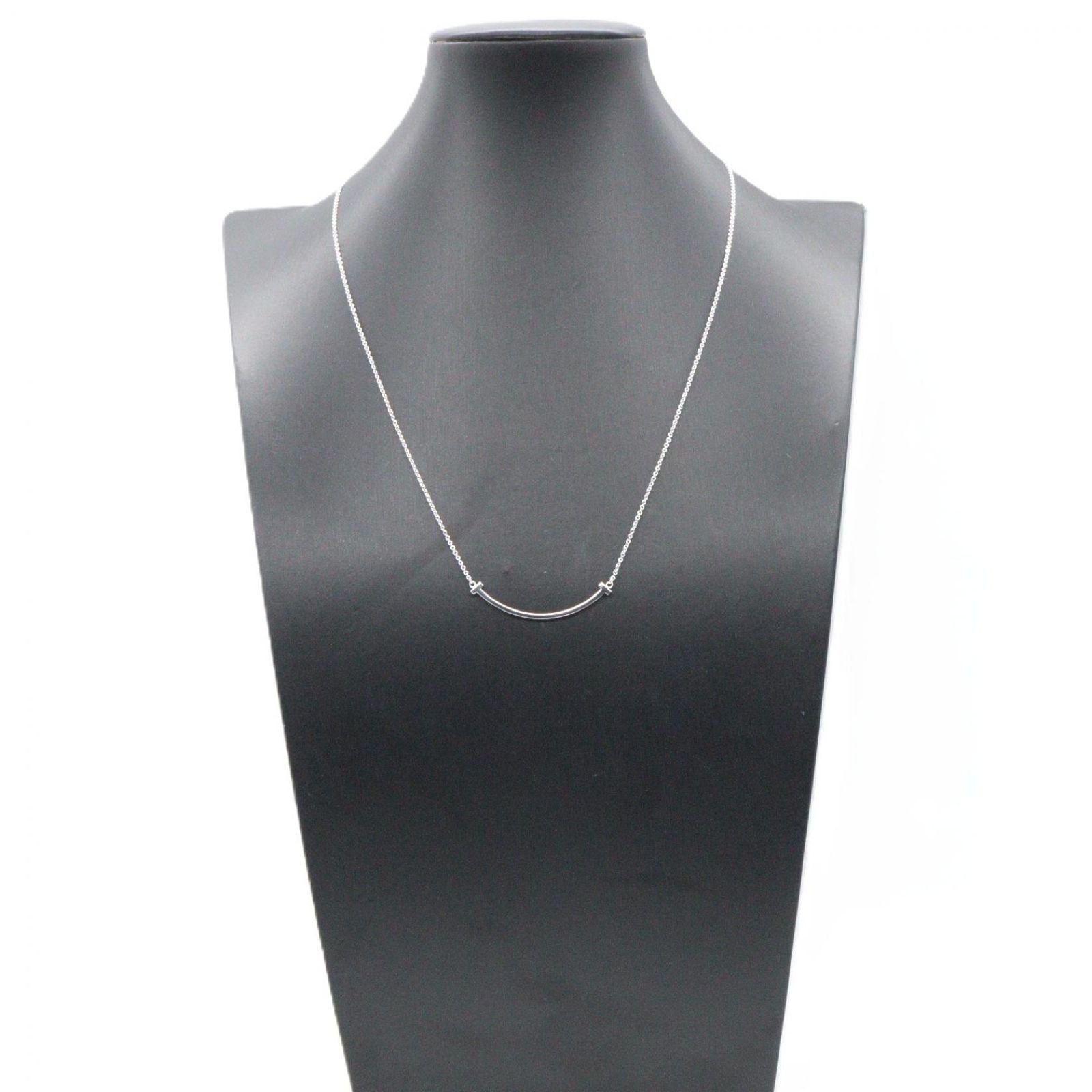 Tiffany Necklace Co T 60011677 40.5/45.5 K18Wg
