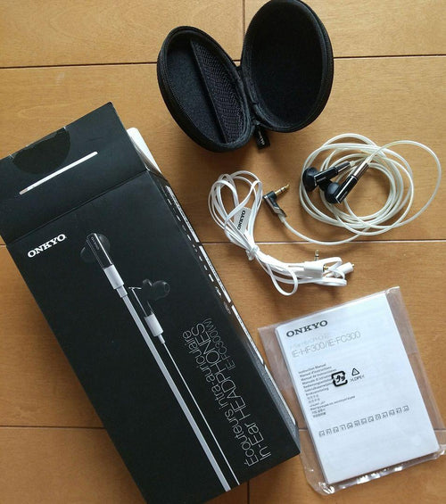 Onkyo Wired Earphones In-Ear Headphones Ie-Fc300(W)