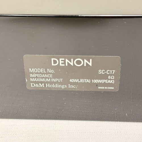 Denon Center Speaker Sc-C17K
