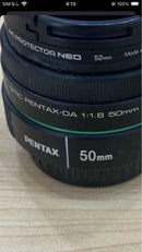 Pentax Prime Lenses Smc Pentax-Da F1.8