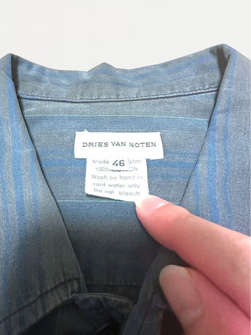 Dries Van Noten Work Shirts 2000Sdries Striped Shirt