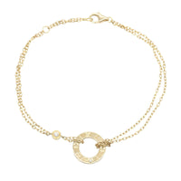 Cartier Bracelet 2Pd B6038300 16.5/18.5Cm K18