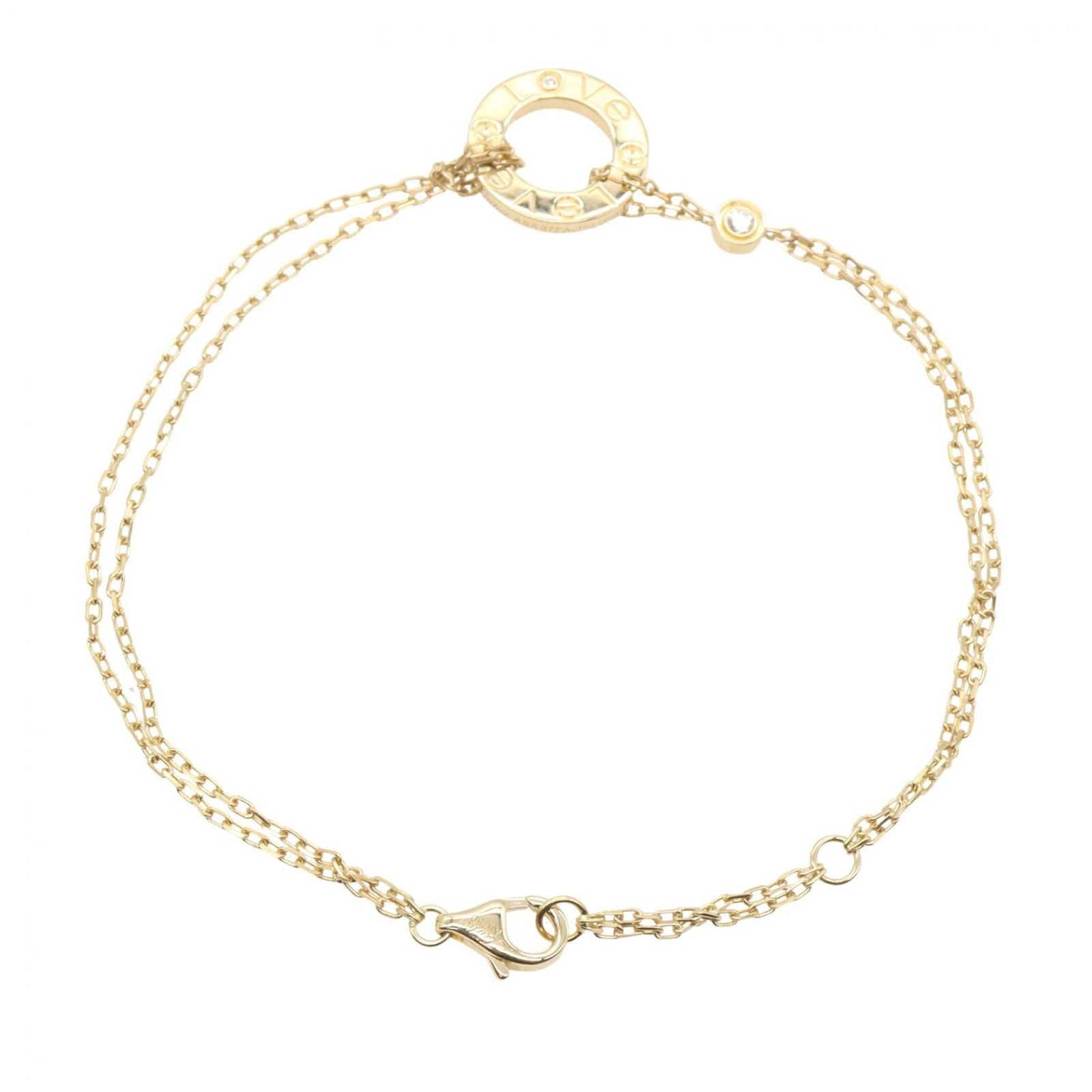 Cartier Bracelet 2Pd B6038300 16.5/18.5Cm K18