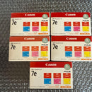 Canon Ink Cartridges Refills Pixus 7E 3 5