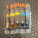 Canon Ink Cartridges Refills Pixus 7E 3 5