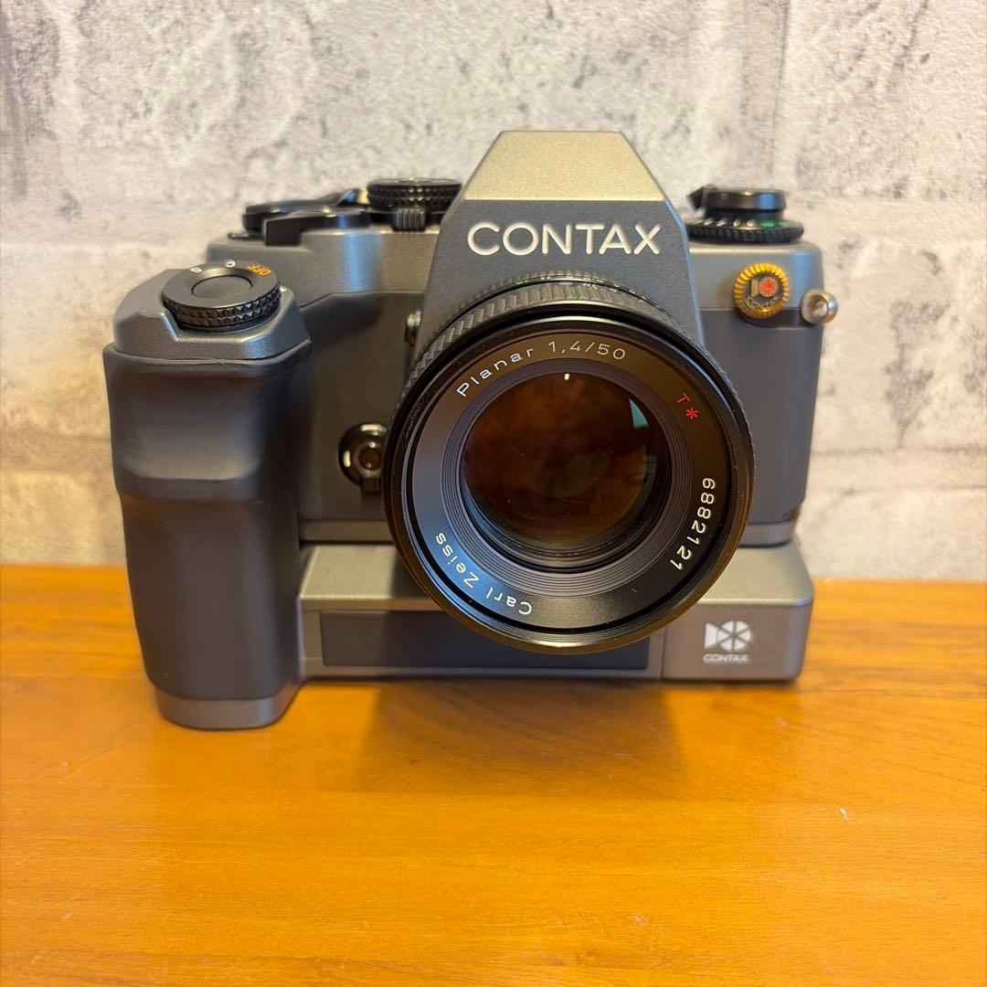 Contax Slr Cameras (Film) Ax 10 159Mmcarl Zeiss Planar