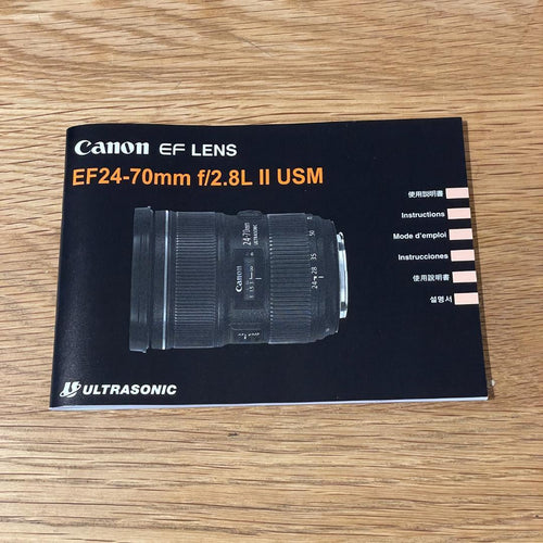 Canon Lens (Zoom) Ef24-70Mm F2.8L Usm