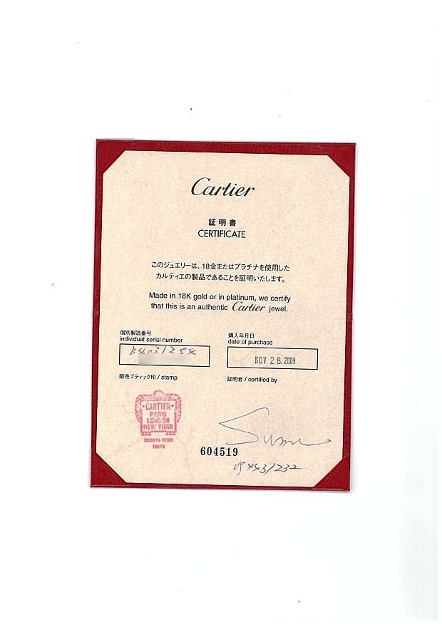 Cartier Ring 1895 54 K18Yg #193019