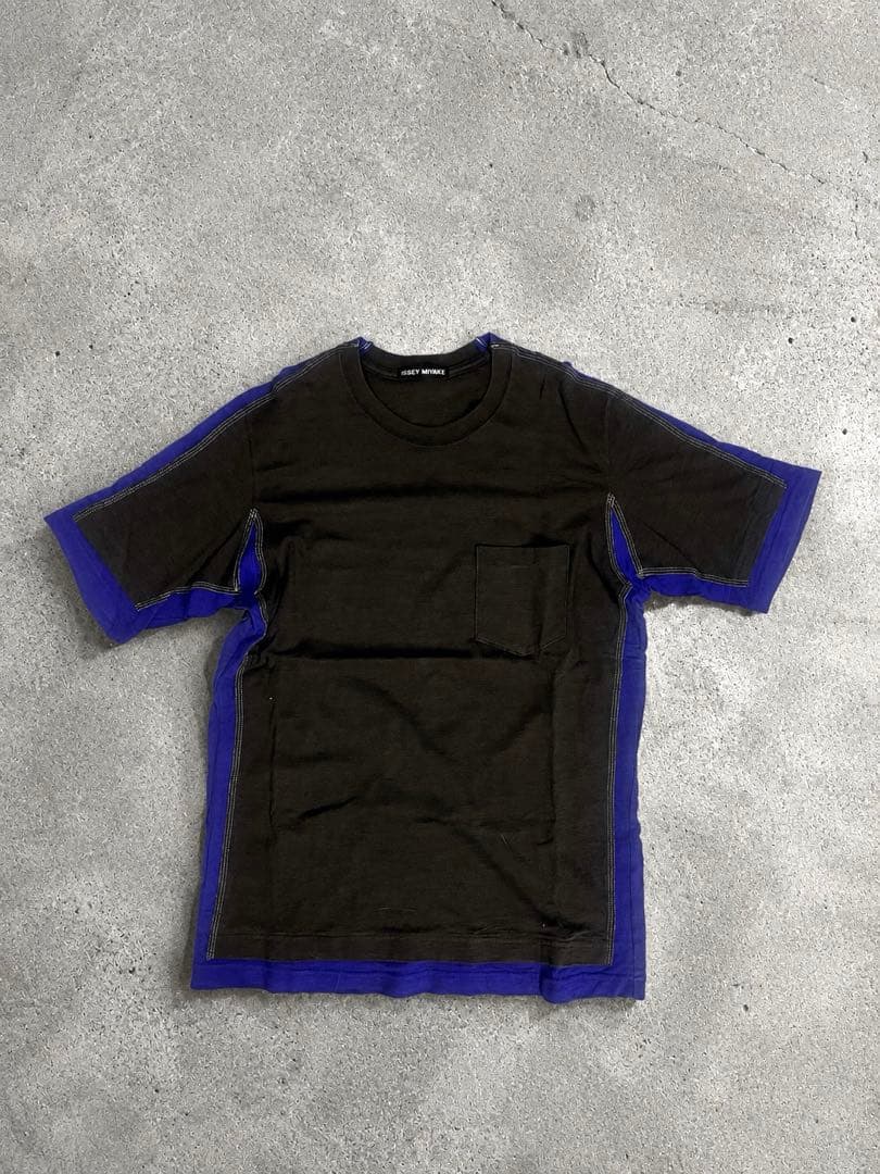 Issey Miyake T-Shirts Archive Bi-Color T-Shirt