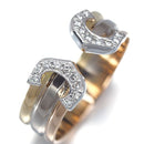 Cartier Ring 2C C C2 Sm 50 K18Yg/Wg/Pg #190738