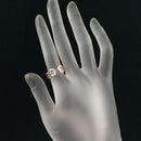 Cartier Ring 2C C C2 Sm 50 K18Yg/Wg/Pg #190738