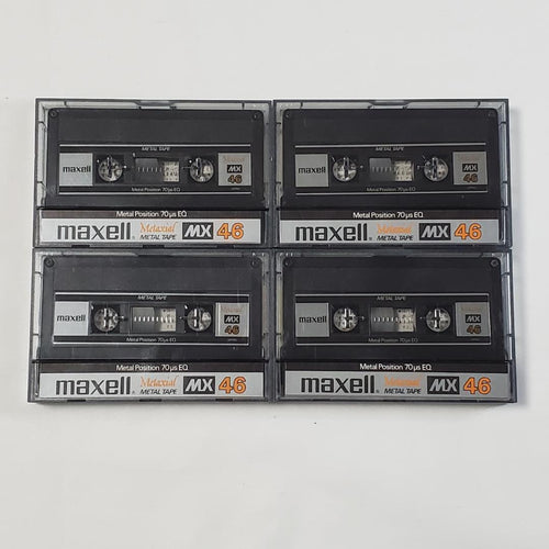 Maxell Cassette Tapes Mx 46 4