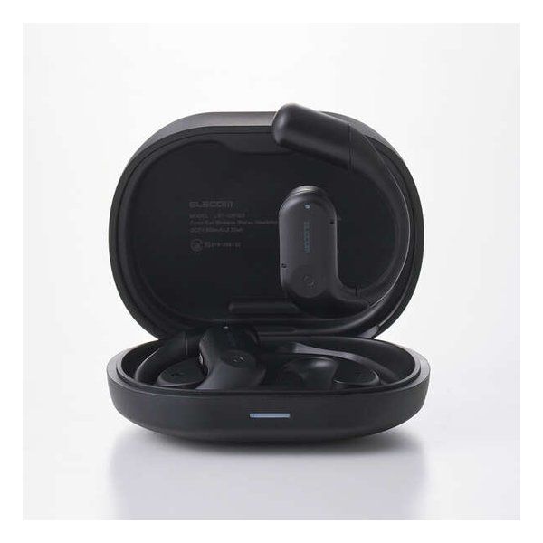 Elecom Wireless Headphones Bluetooth /Ipx5/ Lbt-Ows02Bk (2661481)