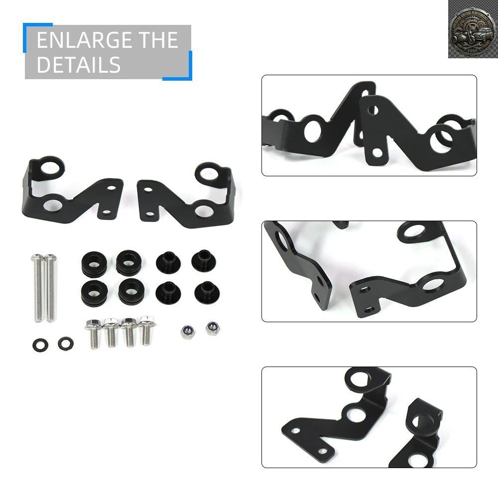No Brand Others Fog Light Bracket Yamaha Tenere700 2025 Auxiliary Mounting