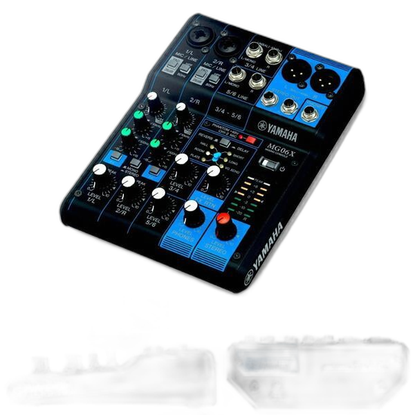 Digital Mixer Yamaha Mg06X 2 Mic 6 Line 1
