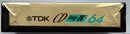 Tdk Cassette Tape Cding-Iv 64