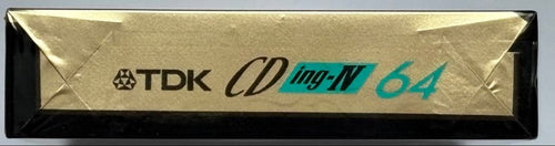 Tdk Cassette Tape Cding-Iv 64