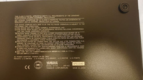 Yamaha Sequencers Qy700