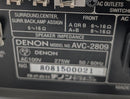 Denon Av Amplifier Avc-2809