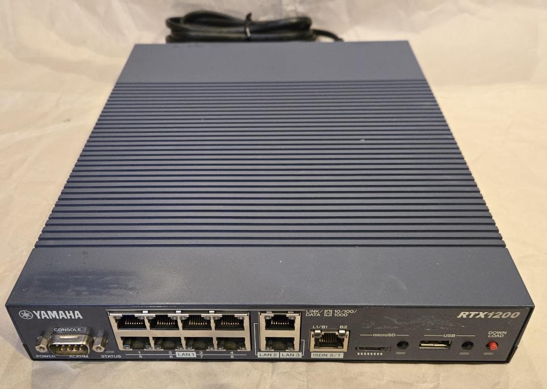 Yamaha Wired Lan Router Rtx1200 Rev.10.01.78