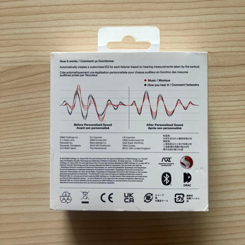 Denon Wireless Earphones Perl Pro Ah-C15Pl