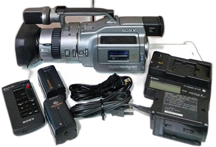 Sony Video Camera Body Dcr-Vx1000 Ac-V515/700