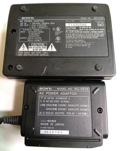 Sony Video Camera Body Dcr-Vx1000 Ac-V515/700