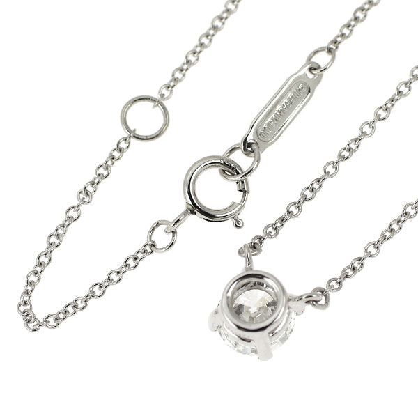 Tiffany Necklace Pt950 0.707Ct I Vs2 Exhc