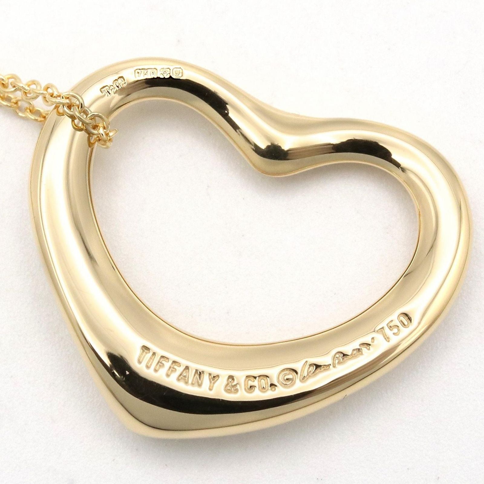 Tiffany Necklace Co K18 Used A